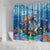 Barbados Sea Turtle Shower Curtain Ocean Style