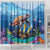 Barbados Sea Turtle Shower Curtain Ocean Style