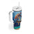 Personalised Barbados Sea Turtle Tumbler With Handle Ocean Style - Wonder Print Shop