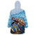 Personalised Barbados Sea Turtle Wearable Blanket Hoodie Ocean Style - Wonder Print Shop