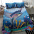 Barbados Flying Fish Bedding Set Ocean Style - Wonder Print Shop