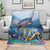 Barbados Flying Fish Blanket Ocean Style