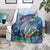 Barbados Flying Fish Blanket Ocean Style