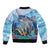 Personalised Barbados Flying Fish Bomber Jacket Ocean Style - Wonder Print Shop