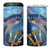 Personalised Barbados Flying Fish 4 in 1 Can Cooler Tumbler Ocean Style - Wonder Print Shop