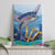 Barbados Flying Fish Canvas Wall Art Ocean Style - Wonder Print Shop