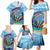 Personalised Barbados Flying Fish Family Matching Mermaid Dress and Hawaiian Shirt Ocean Style - Wonder Print Shop