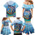 Personalised Barbados Flying Fish Family Matching Mermaid Dress and Hawaiian Shirt Ocean Style - Wonder Print Shop