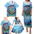 Personalised Barbados Flying Fish Family Matching Puletasi and Hawaiian Shirt Ocean Style - Wonder Print Shop