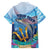 Personalised Barbados Flying Fish Family Matching Puletasi and Hawaiian Shirt Ocean Style - Wonder Print Shop