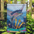 Barbados Flying Fish Garden Flag Ocean Style - Wonder Print Shop