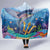 Barbados Flying Fish Hooded Blanket Ocean Style