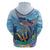 Personalised Barbados Flying Fish Hoodie Ocean Style - Wonder Print Shop