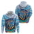 Personalised Barbados Flying Fish Hoodie Ocean Style - Wonder Print Shop