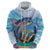 Personalised Barbados Flying Fish Hoodie Ocean Style - Wonder Print Shop