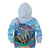 Personalised Barbados Flying Fish Kid Hoodie Ocean Style - Wonder Print Shop