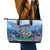 Barbados Flying Fish Leather Tote Bag Ocean Style - Wonder Print Shop