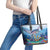 Barbados Flying Fish Leather Tote Bag Ocean Style - Wonder Print Shop