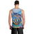 Personalised Barbados Flying Fish Men Tank Top Ocean Style - Wonder Print Shop