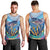 Personalised Barbados Flying Fish Men Tank Top Ocean Style - Wonder Print Shop