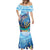 Personalised Barbados Flying Fish Mermaid Dress Ocean Style - Wonder Print Shop