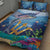 Barbados Flying Fish Quilt Bed Set Ocean Style - Wonder Print Shop