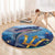 Barbados Flying Fish Round Carpet Ocean Style