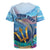 Personalised Barbados Flying Fish Rugby Jersey Ocean Style - Wonder Print Shop