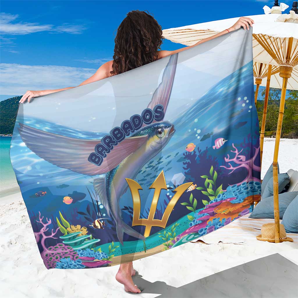 Barbados Flying Fish Sarong Ocean Style - Wonder Print Shop