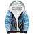 Personalised Barbados Flying Fish Sherpa Hoodie Ocean Style - Wonder Print Shop