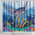 Barbados Flying Fish Shower Curtain Ocean Style