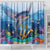 Barbados Flying Fish Shower Curtain Ocean Style