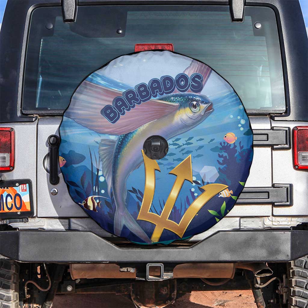 Barbados Flying Fish Spare Tire Cover Ocean Style - Wonder Print Shop