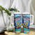 Personalised Barbados Flying Fish Tumbler With Handle Ocean Style - Wonder Print Shop