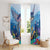 Barbados Flying Fish Window Curtain Ocean Style - Wonder Print Shop