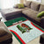 Custom Mexico Football Area Rug Aztec Pattern - Wonder Print Shop