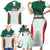 Custom Mexico Football Family Matching Short Sleeve Bodycon Dress and Hawaiian Shirt Aztec Pattern