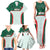 Custom Mexico Football Family Matching Tank Maxi Dress and Hawaiian Shirt Aztec Pattern