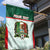 Custom Mexico Football Garden Flag Aztec Pattern - Wonder Print Shop