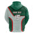 Custom Mexico Football Hoodie Aztec Pattern