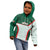 Custom Mexico Football Kid Hoodie Aztec Pattern