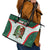 Custom Mexico Football Leather Tote Bag Aztec Pattern - Wonder Print Shop