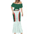 Custom Mexico Football Mermaid Dress Aztec Pattern