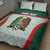 Custom Mexico Football Quilt Bed Set Aztec Pattern - Wonder Print Shop