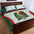 Custom Mexico Football Quilt Bed Set Aztec Pattern - Wonder Print Shop