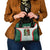 Custom Mexico Football Shoulder Handbag Aztec Pattern