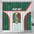 Custom Mexico Football Shower Curtain Aztec Pattern