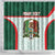 Custom Mexico Football Shower Curtain Aztec Pattern