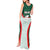 Custom Mexico Football Tank Maxi Dress Aztec Pattern - Wonder Print Shop