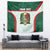 Custom Mexico Football Tapestry Aztec Pattern - Wonder Print Shop